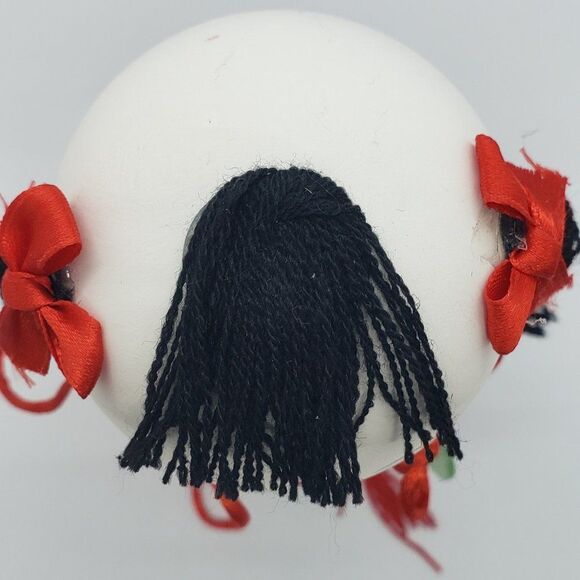 𝅺Kokeshi Doll Female Vintage Japanese Ceramic Piggy Bank with Lucky Charm - Picture 4 of 6